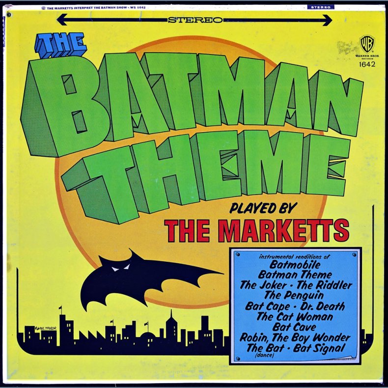 The Batman Theme Played By The Marketts - 1966 US Warner Bros label 12-track LP