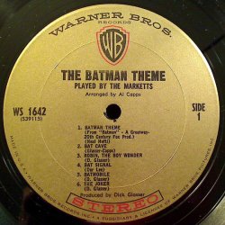 The Batman Theme Played By The Marketts - 1966 US Warner Bros label 12-track LP