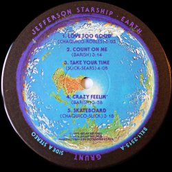 Earth - 1978 US Pressed Grunt label 9-track LP