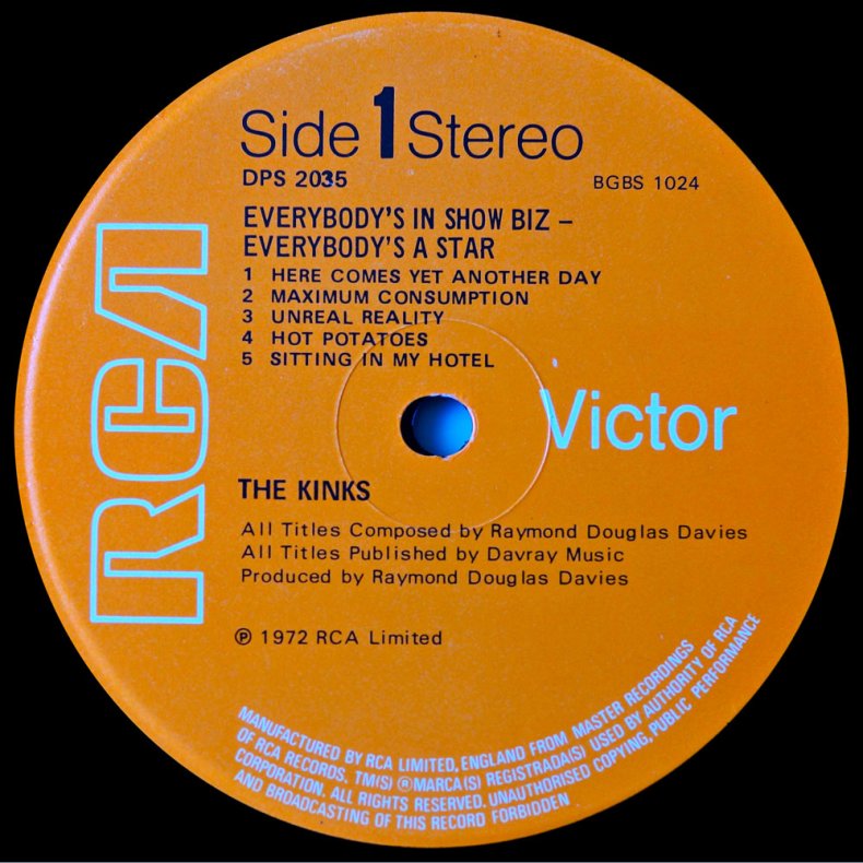 Everybody's In Show-Biz - Everybody's A Star - 1972 UK Pressed RCA label 21-track 2LP Set