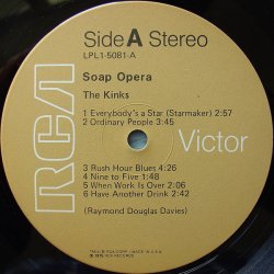 Soap Opera - 1975 US Pressed RCA label 12-track LP