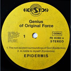 Genius Of Original Force - 1977 German Kerston label 4-track LP