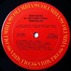 Powerglide - 1972 US Pressed Columbia label 11-track LP