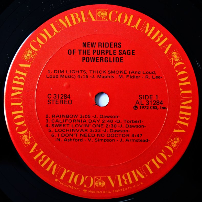 Powerglide - 1972 US Pressed Columbia label 11-track LP