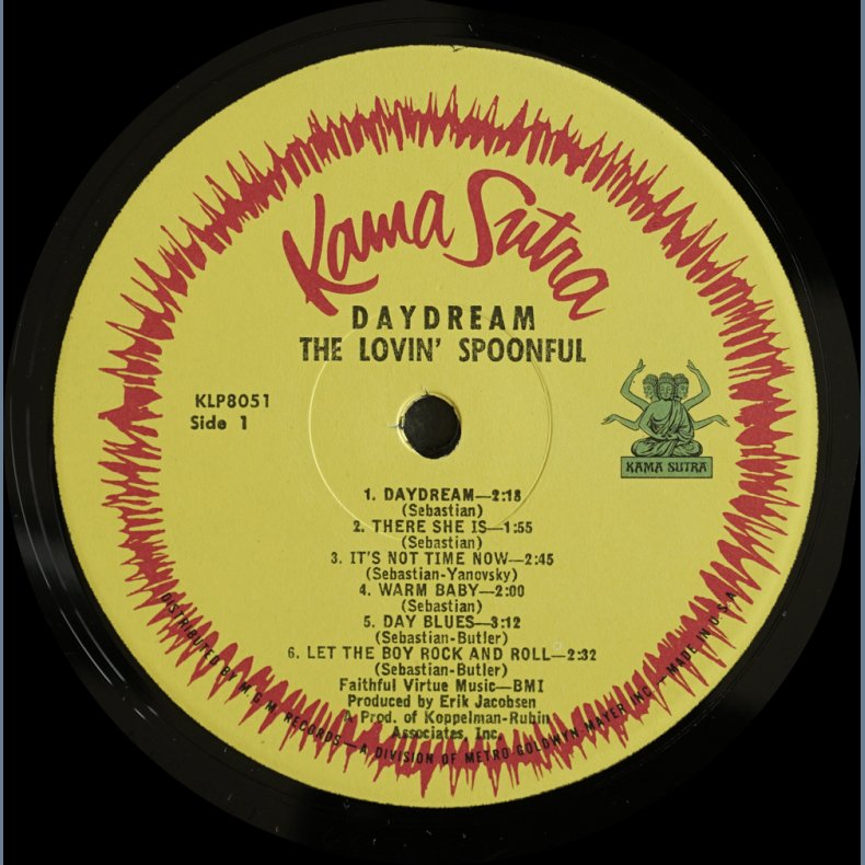 Daydream - 1966 US Kama Sutra label 12-track LP