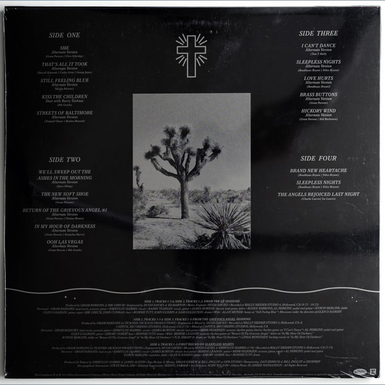 180 Gram: Alternate Takes From GP And Grievous Angel - 2014 European Rhino label 18-track 2LP Set