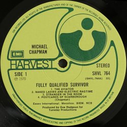 Fully Qualified Survivor - 1970 UK Harvest 2nd Issue 11-track LP
