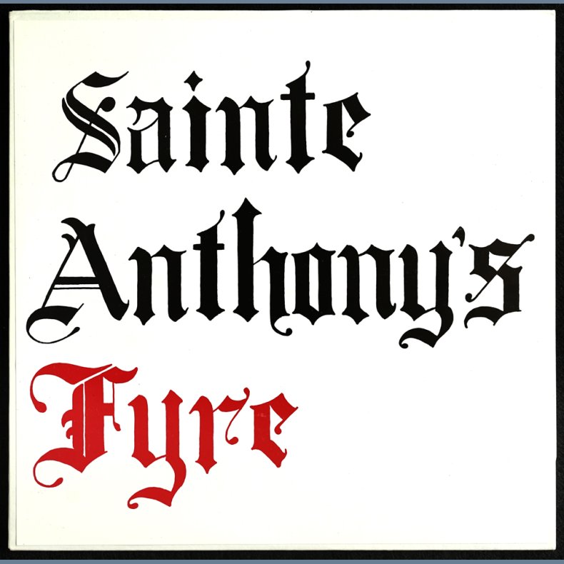 Sainte Anthony's Fyre - 1996 US Pressed Void label 8-track LP Reissue