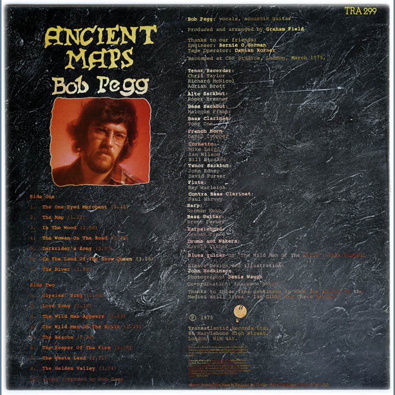 Ancient Maps - 1975 UK Pressed Transatlantic label 15-track LP