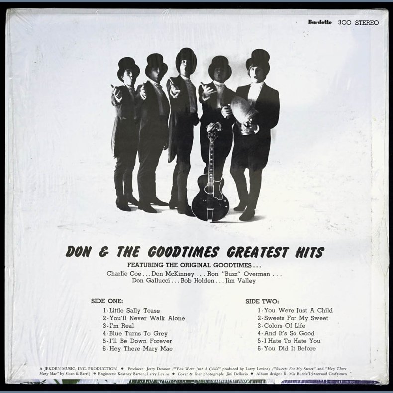 Greatest Hits - Original 1968 US Pressed Burdette label 12-track Stereo LP