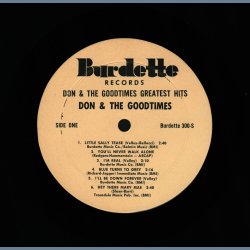 Greatest Hits - Original 1968 US Pressed Burdette label 12-track Stereo LP