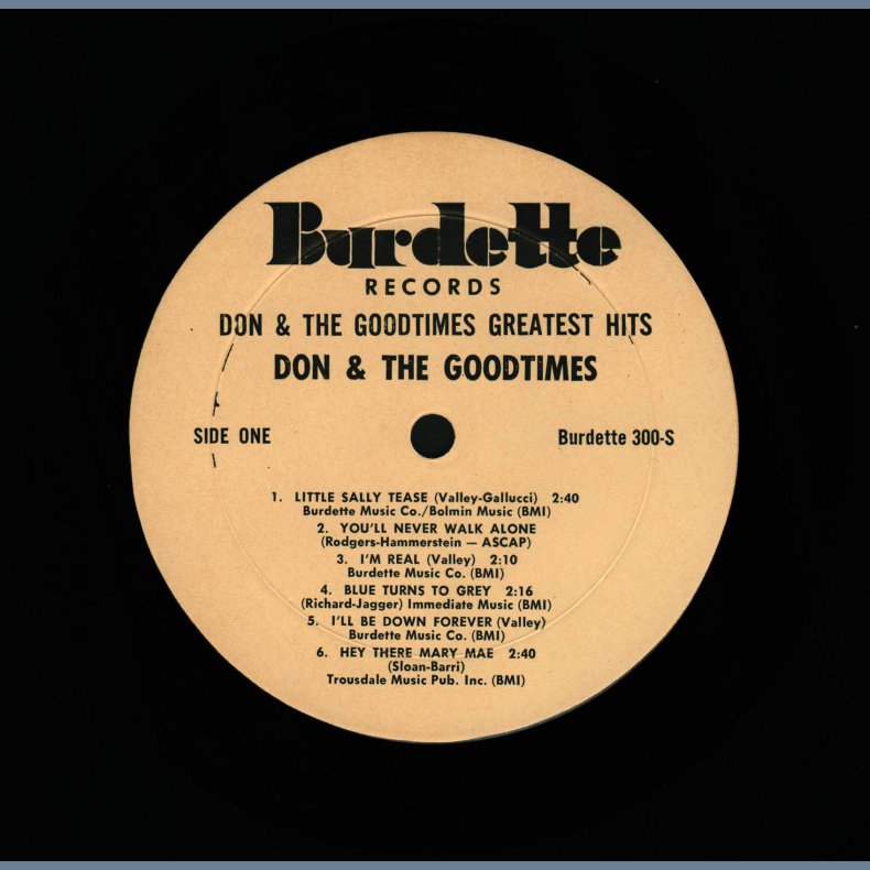 Greatest Hits - Original 1968 US Pressed Burdette label 12-track Stereo LP