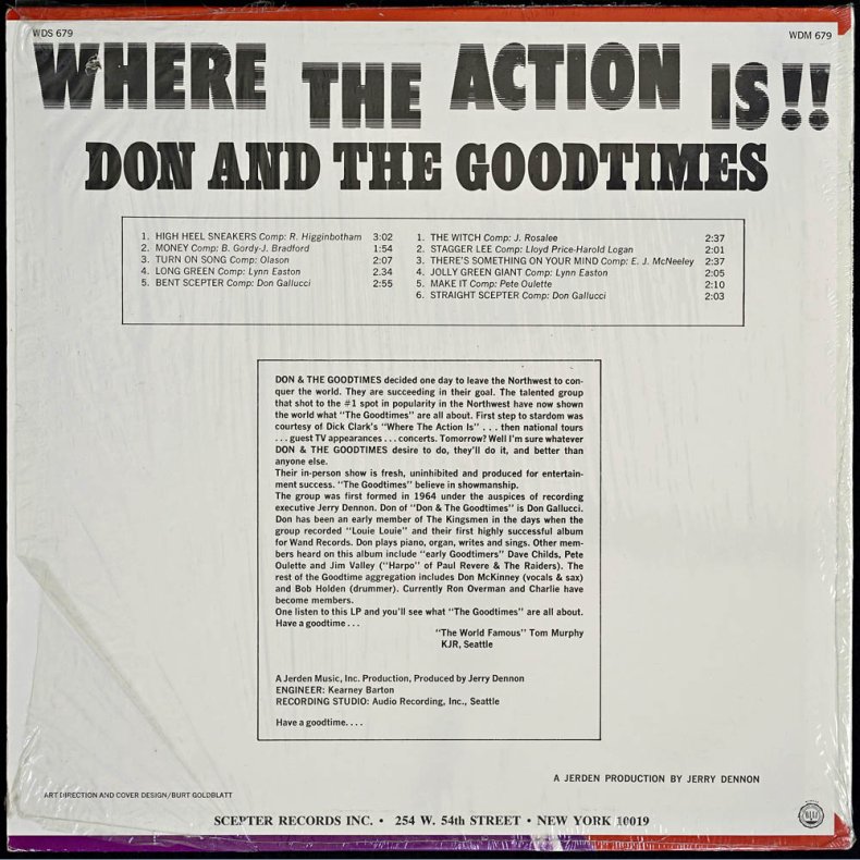 Where The Action Is!! - Original 1966 US Pressed Wand label 11-track Stereo LP