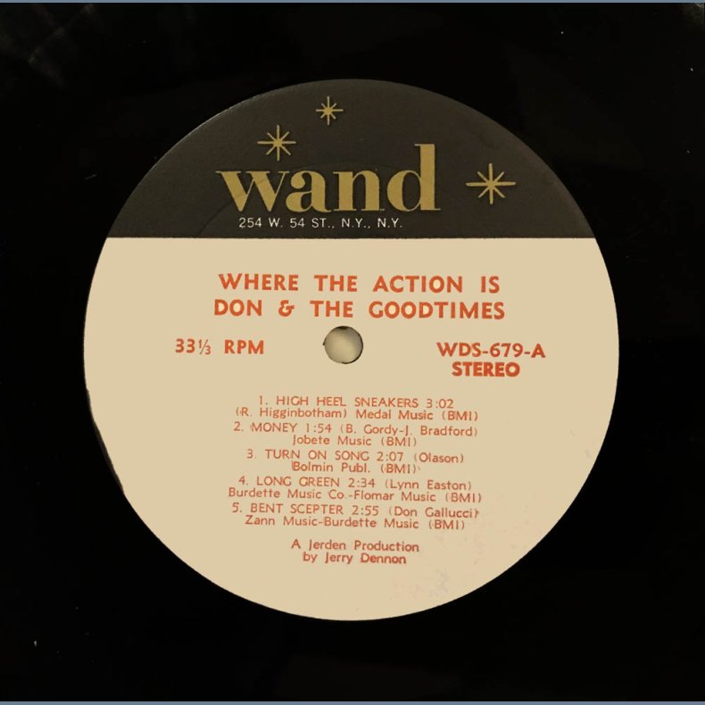 Where The Action Is!! - Original 1966 US Pressed Wand label 11-track Stereo LP