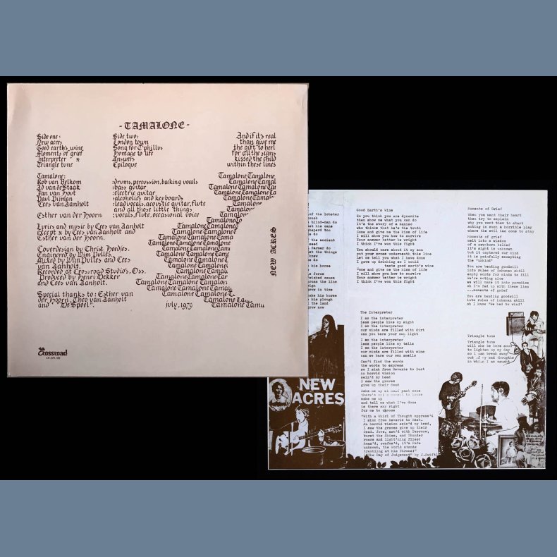 New Acres - Original 1979 Dutch Pressed Crossroad label 10-track LP