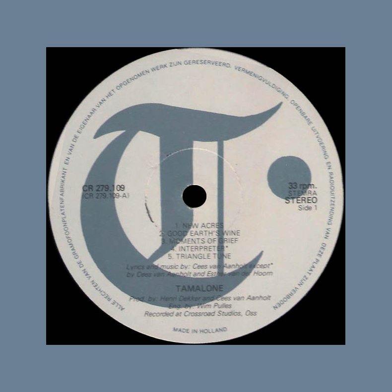 New Acres - Original 1979 Dutch Pressed Crossroad label 10-track LP