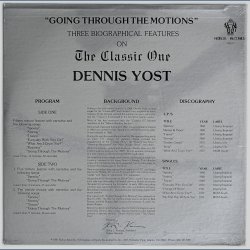 Going Through The Motions - Three Biographical Features On The Classic One - Original 1981 US LP