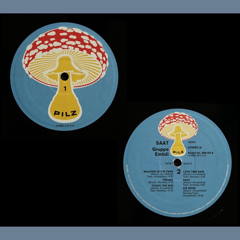 Saat - Original 1972 German Pilz label 6-track LP