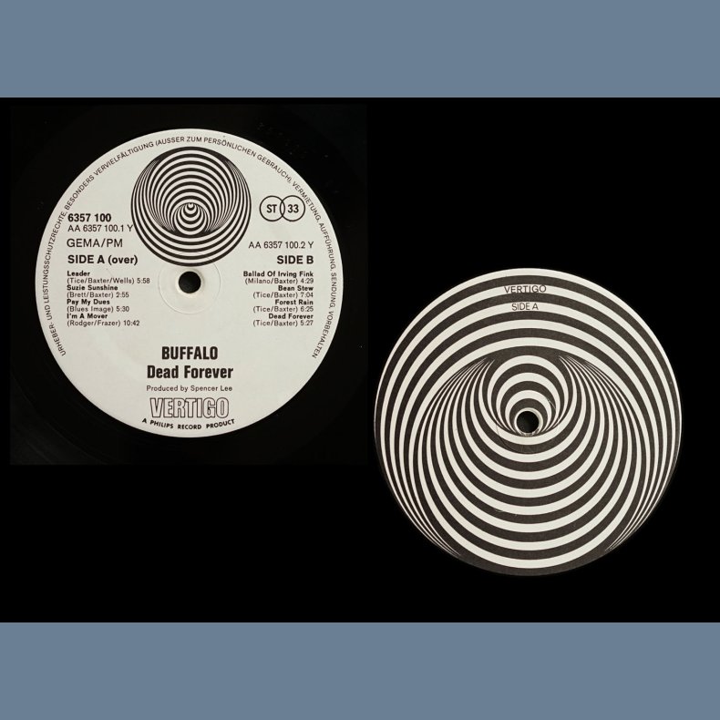 Dead Forever - Original 1972 German Vertigo label 8-track LP