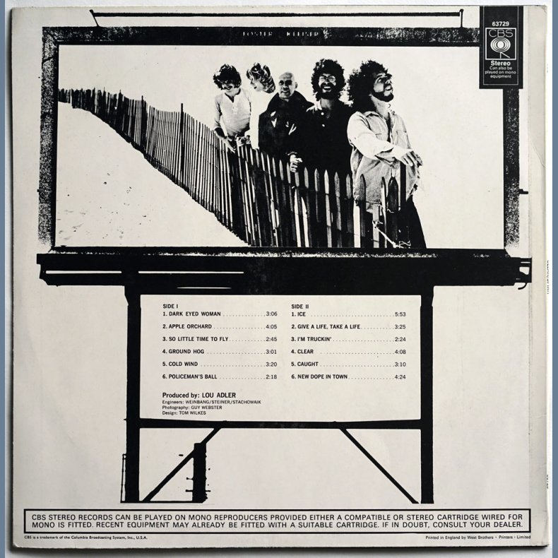 Clear - Original 1969 UK Pressed CBS label 12-track LP