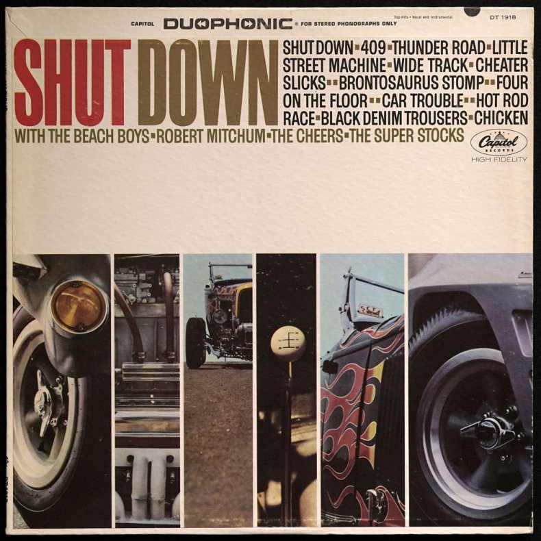 Shut Down - Original 1963 US Pressed Capitol label 12-track Stereo LP