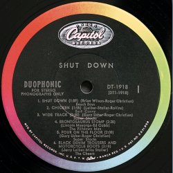 Shut Down - Original 1963 US Pressed Capitol label 12-track Stereo LP