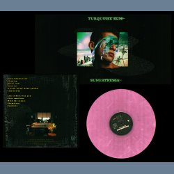 Sunesthesia - Original 2019 Danish Privately Pressed 11-track LP - Pink Swirly Vinyl, Poster
