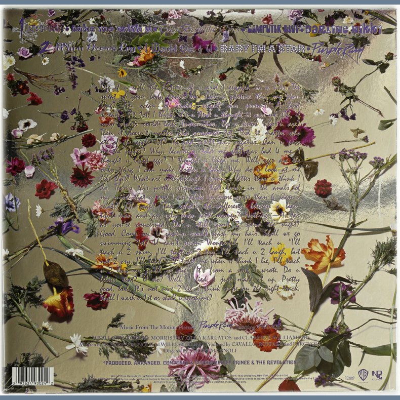 Purple Rain - 2017 European Warner Bros label 9-track LP Reissue