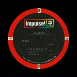 Coltrane - Original 1968 Issue US Impulse label 5-track Stereo LP