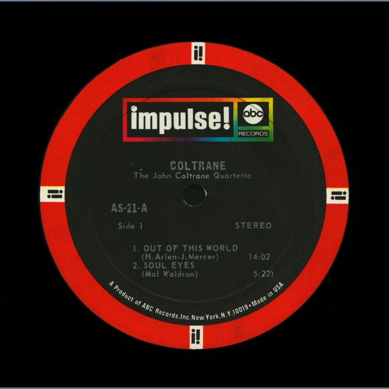 Coltrane - Original 1968 Issue US Impulse label 5-track Stereo LP