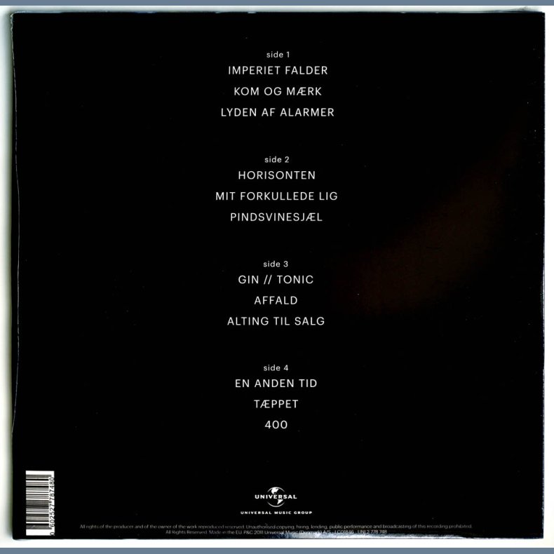 Imperiet Falder - Original 2011 Danish Universal label 12-track 2LP Set