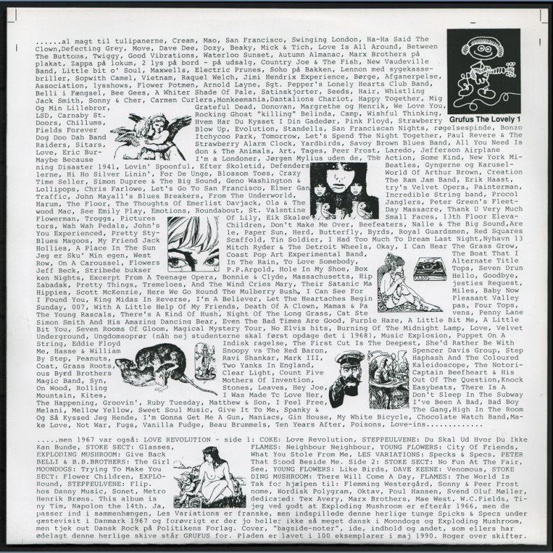 Love revolution - Original 1990 Danish Grufus label Limited Edition 16-track LP