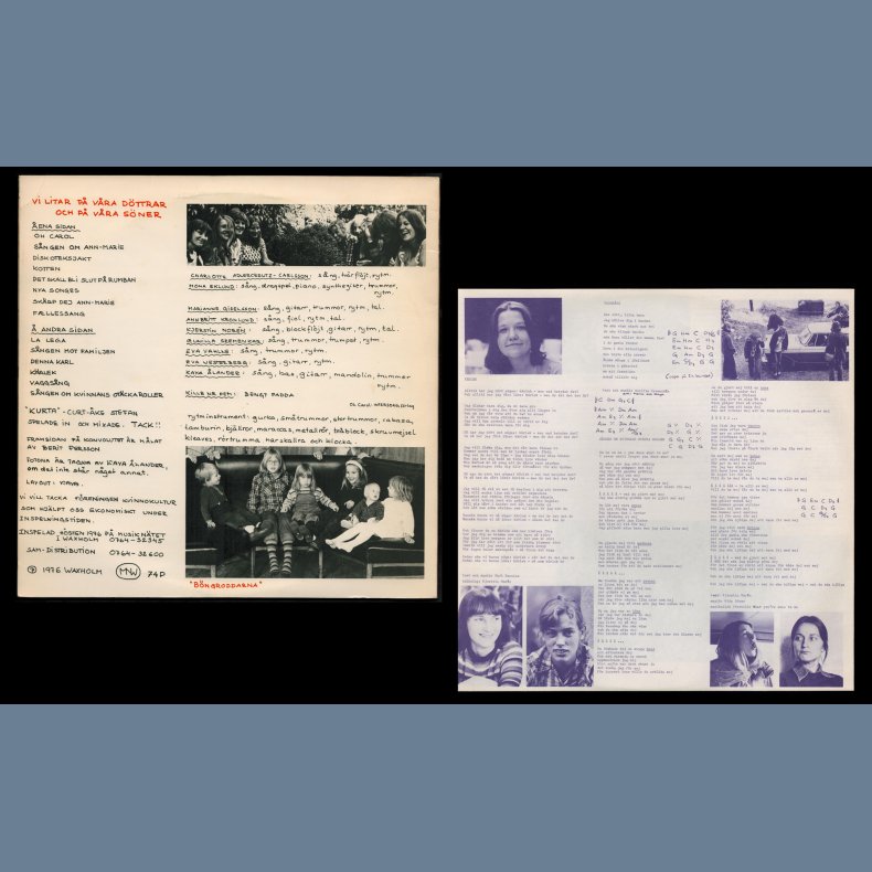 Rda Bnor - Original 1976 Swedish MNW label 14-track LP