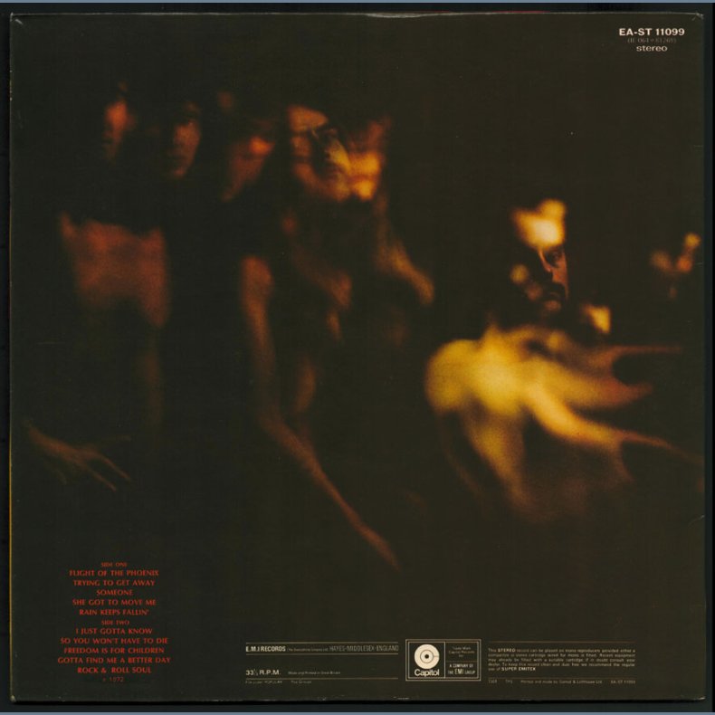 Phoenix - Original 1972 UK Capitol label 10-track LP