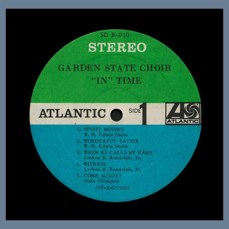 "In" Time - Original 1968 US Atlantic label 11-track Stereo LP