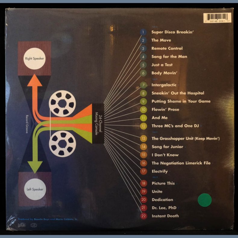 Hello Nasty - Original 1998 US Grand Royal label 22-track Limited Clear Gold 2LP set