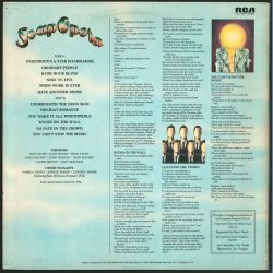 Soap Opera - Original 1975 US Pressed RCA label 12-track LP - Orange labels, Hollywood pressing