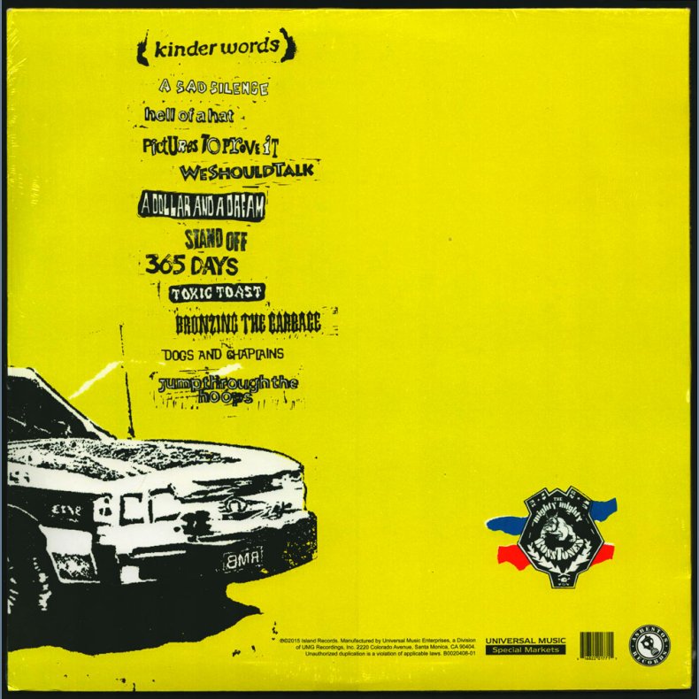 Question The Answers - 2015 Asbestos label 12-track Blue Vinyl LP - RSD2015