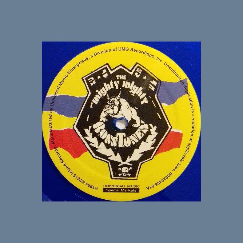 Question The Answers - 2015 Asbestos label 12-track Blue Vinyl LP - RSD2015