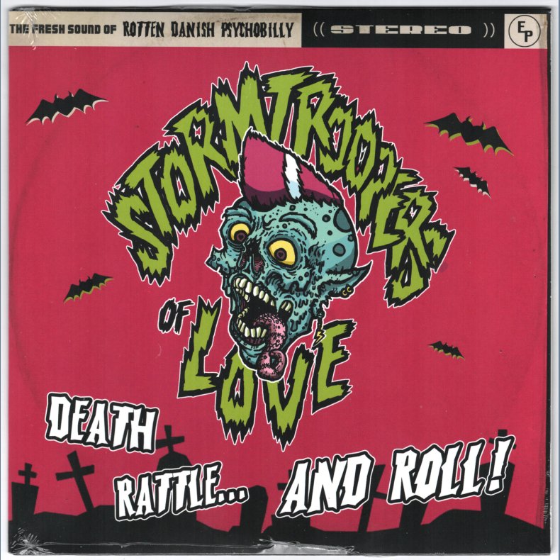 Death Rattle... And Roll! - 2020 Danish Hola Pete label Limited Edition Clear Pink 4-track 7" Single