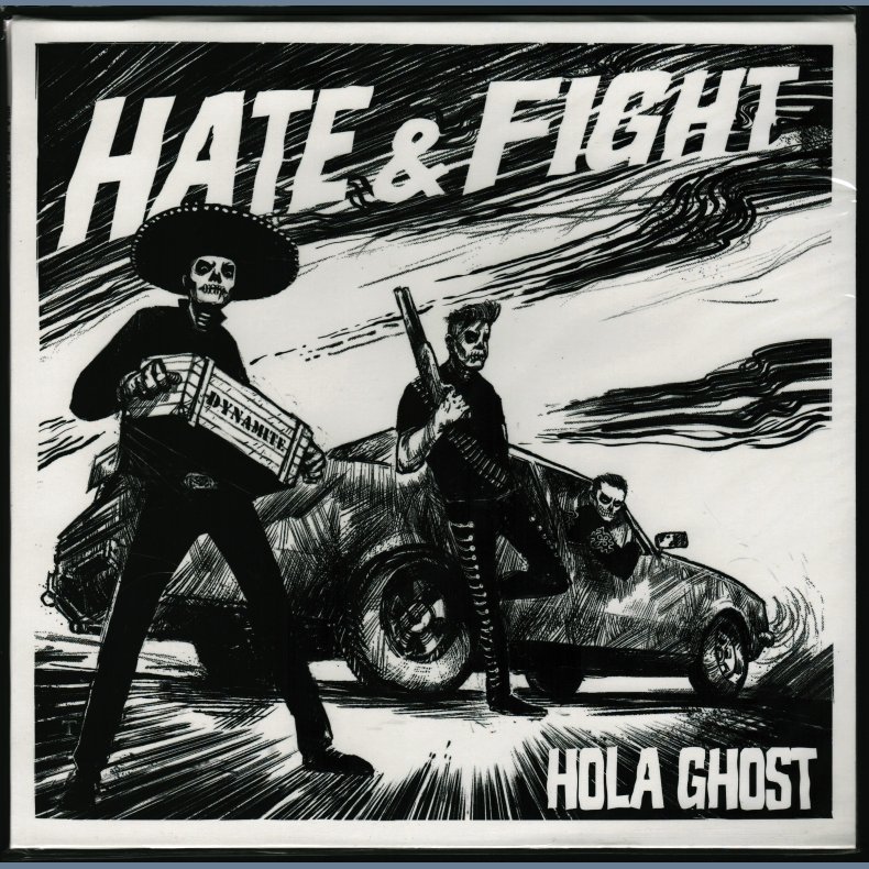 Hate &amp; Fight - 2018 Danish Hola Pete label 4-track 10" - Black Vinyl