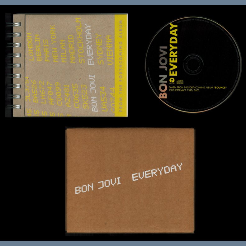 Everyday - 2002 UK Island label Advance Promotional Issue Only 5-track CD - 'Calendar Pack' Packagin