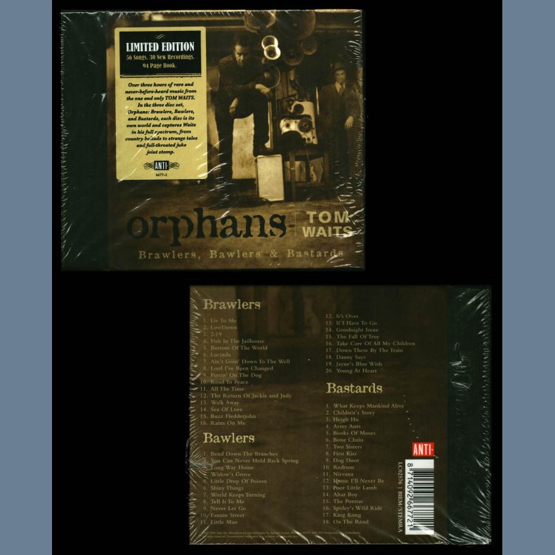 Orphans - Brawlers, Bawlers &amp; Bastards - 2006 European Epitaph label limited edition 54-track 3-CD s