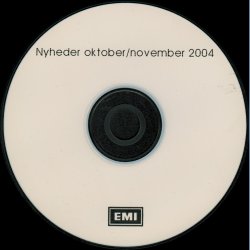 P "EMI Nyheder - Oktober/November 2004" - 2004 Danish EMI Medley Studio 19-track CD Acetate