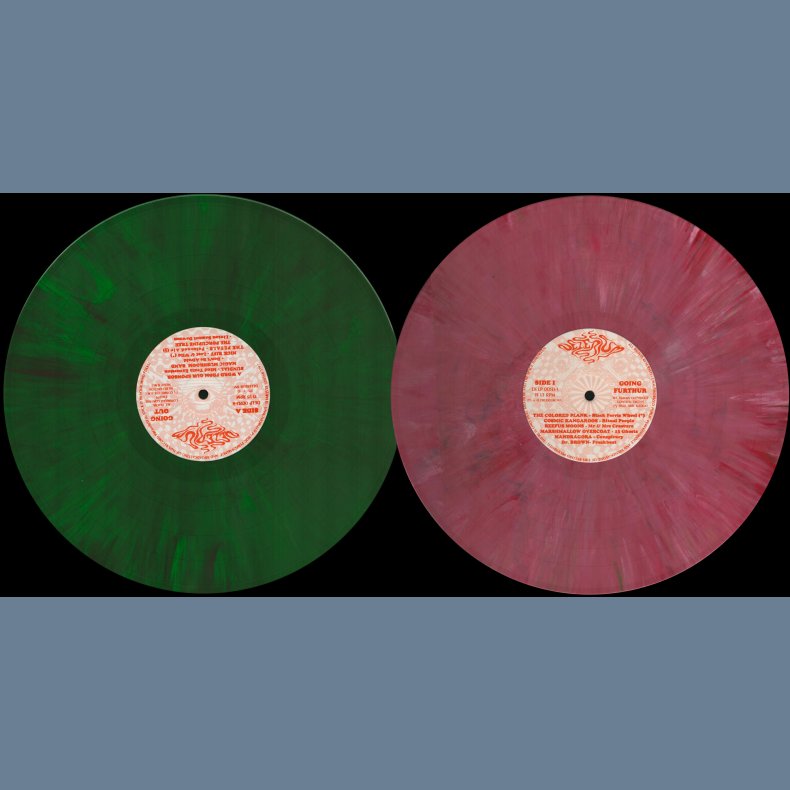 Psychedelic Psauna - 1991 UK Delerium label 23-track Red &amp; Green Limited Numbered 2LP Set