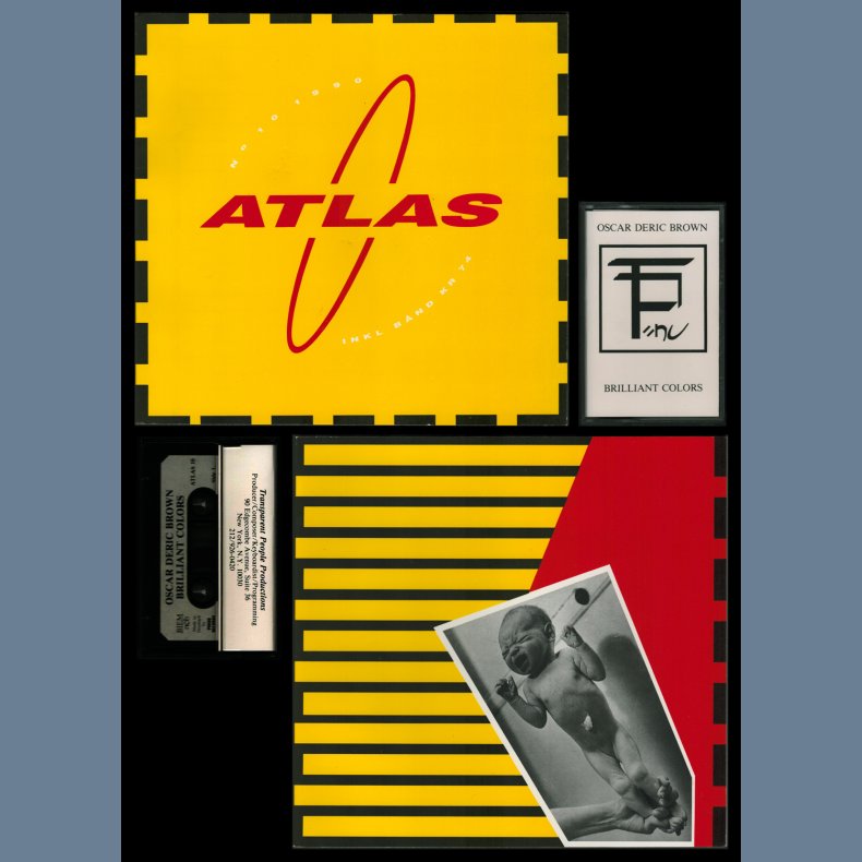 Brilliant Colors - 1990 Atlas 72-Page Book &amp; 8-track Musia Cassette