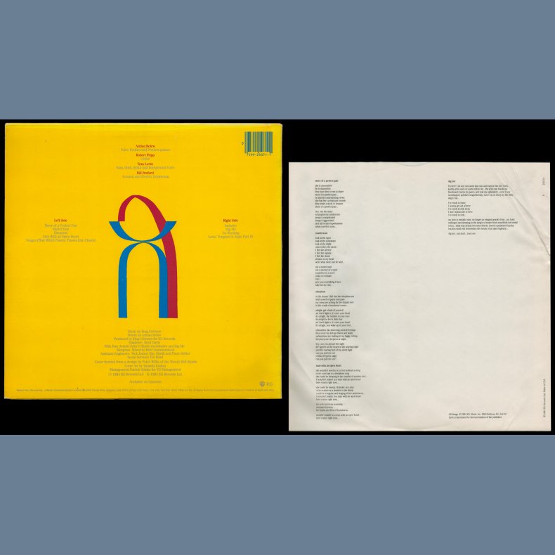 Three Of A Perfect Pair - Original US EG/Warner Bros. label 9-track LP - Gold Promo Stamped