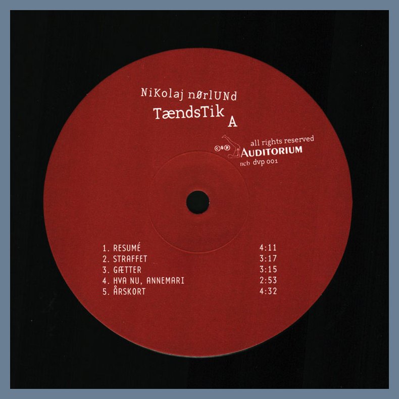 Tndstik - 2004 Danish Vinyl Productions label limited edition 9-track LP