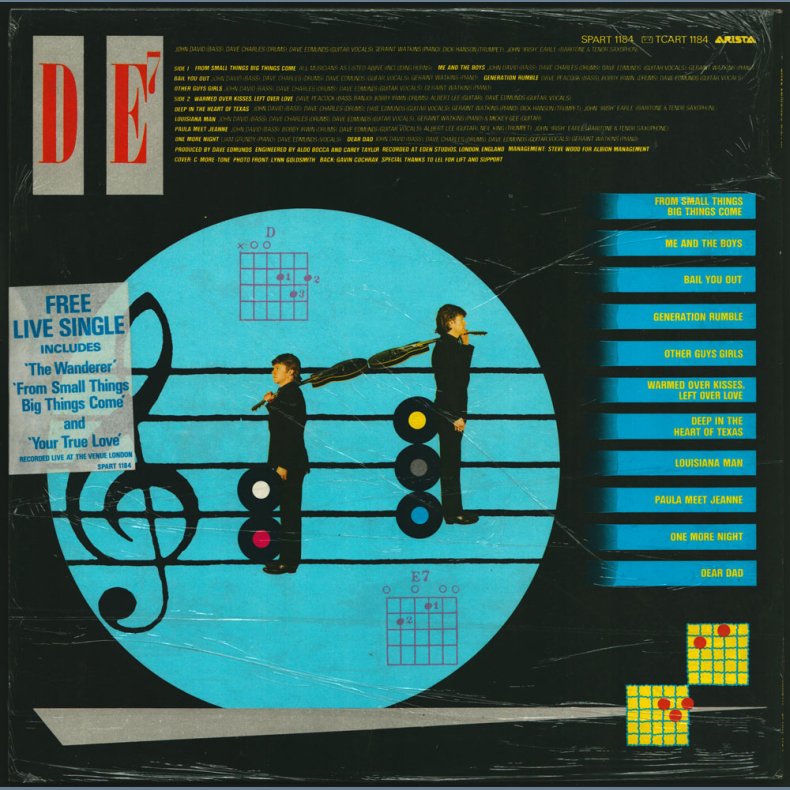 D.E. 7th - 1982 UK Arista label 11-track LP - Incl. Bonus 7" Single