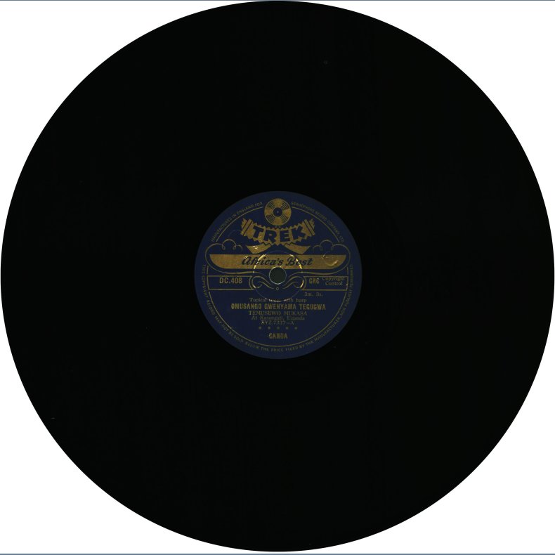 Omusango Gwenyama Tegugwa b/w Ekuma - 193? UK Trek - Africa's Best label 2-track 78 Rpm Shellac 10"